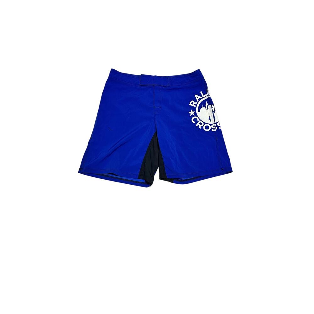 Raleigh CrossFit Men's Blue Training Board Shorts Size 36 - Made in USA